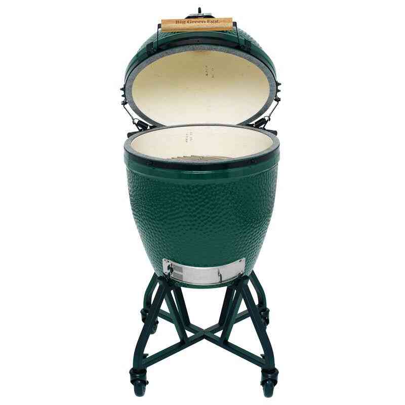 Big Green Egg Large + IntEGGrated Nest+Handler – De meest mobiele Large - ervaring - Stookrijk