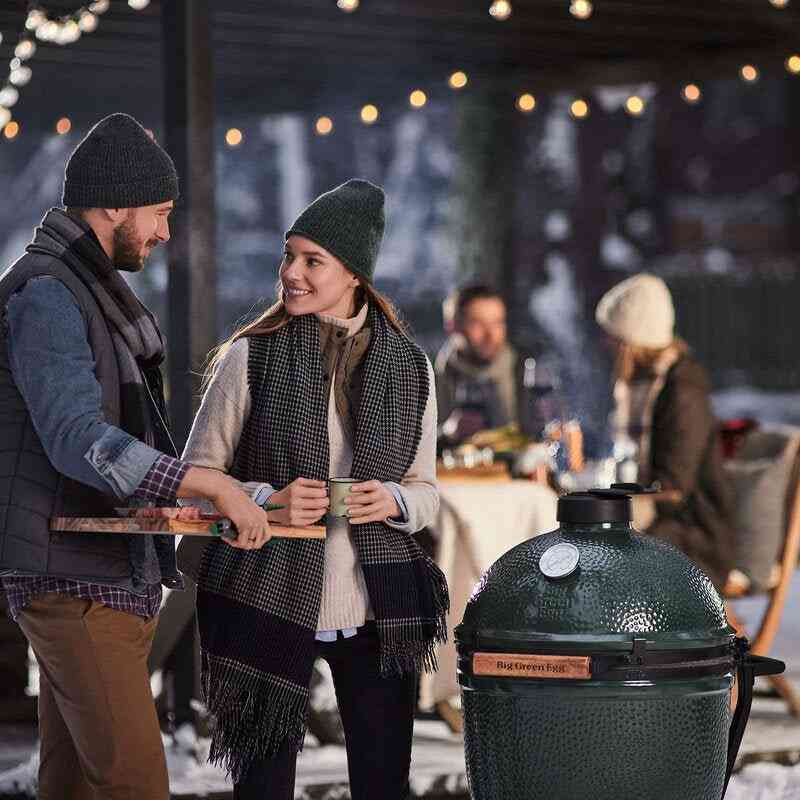 Big Green Egg Large + IntEGGrated Nest+Handler – De meest mobiele Large - ervaring - Stookrijk