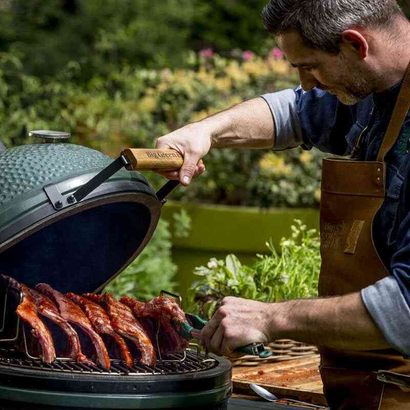 Big Green Egg Medium Compleet – De Mobiele Alles - in - één Set - Stookrijk