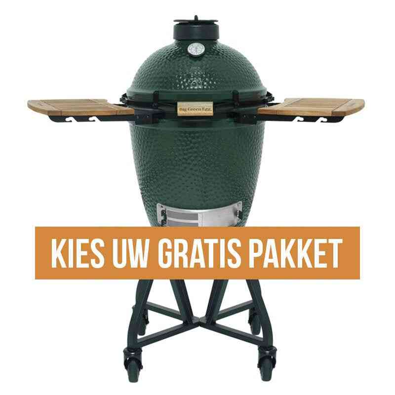 Big Green Egg Medium Compleet – De Mobiele Alles - in - één Set - Stookrijk