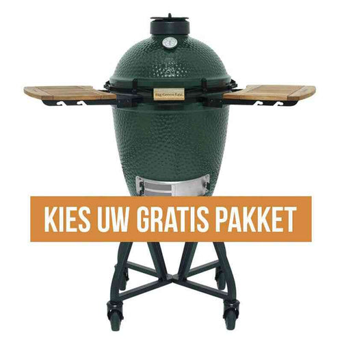 Big Green Egg Medium Compleet – De Mobiele Alles - in - één Set - Stookrijk