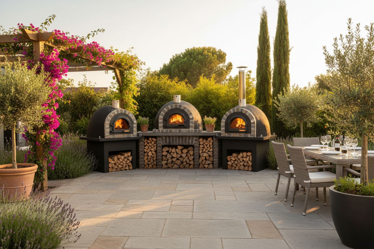 Tagália ovens in luxe tuinomgeving